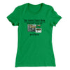Coffee Table Book Of Coffee Tables Women's T-Shirt Kelly Green | Funny Shirt from Famous In Real Life