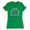 Shermer High Bulldogs Women's T-Shirt Kelly Green | Funny Shirt from Famous In Real Life