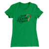 Stop Looking At Me Swan Women's T-Shirt Kelly Green | Funny Shirt from Famous In Real Life