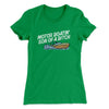 Motor Boatin’ Son Of A Bitch Women's T-Shirt Kelly Green | Funny Shirt from Famous In Real Life