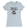 There It Is Mikey His Head Is Bleeding Women's T-Shirt Light Blue | Funny Shirt from Famous In Real Life