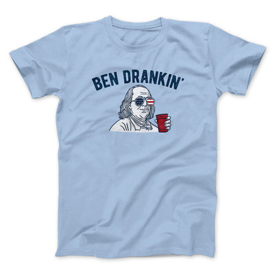 Ben Drankin Men/Unisex T-Shirt Light Blue | Funny Shirt from Famous In Real Life