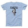 If Genghis Khan So Khan You Men/Unisex T-Shirt Light Blue | Funny Shirt from Famous In Real Life