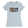 Woman Yelling At A Cat Meme Women's T-Shirt Light Blue | Funny Shirt from Famous In Real Life