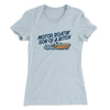 Motor Boatin’ Son Of A Bitch Women's T-Shirt Light Blue | Funny Shirt from Famous In Real Life