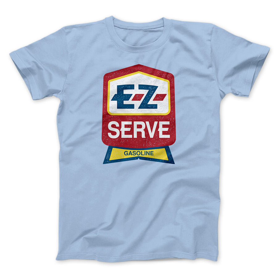 E-Z Serve Funny Movie Men/Unisex T-Shirt Light Blue | Funny Shirt from Famous In Real Life