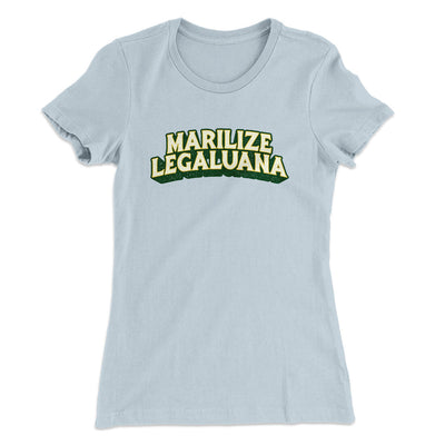 Marilize Legaluana Women's T-Shirt Light Blue | Funny Shirt from Famous In Real Life
