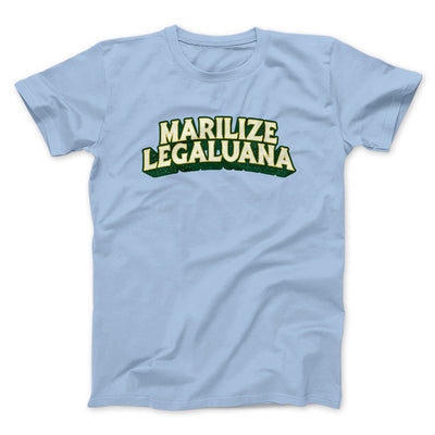 Marilize Legaluana Men/Unisex T-Shirt Light Blue | Funny Shirt from Famous In Real Life