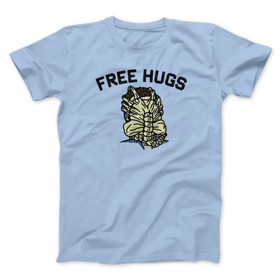 Free Hugs Facehugger Men/Unisex T-Shirt Light Blue | Funny Shirt from Famous In Real Life