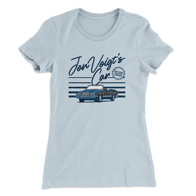 Jon Voight's Car Women's T-Shirt Light Blue | Funny Shirt from Famous In Real Life