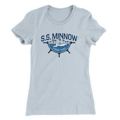 Ss Minnow Women's T-Shirt Light Blue | Funny Shirt from Famous In Real Life