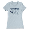 Countries Who Have Won A Super Bowl Women's T-Shirt Light Blue | Funny Shirt from Famous In Real Life