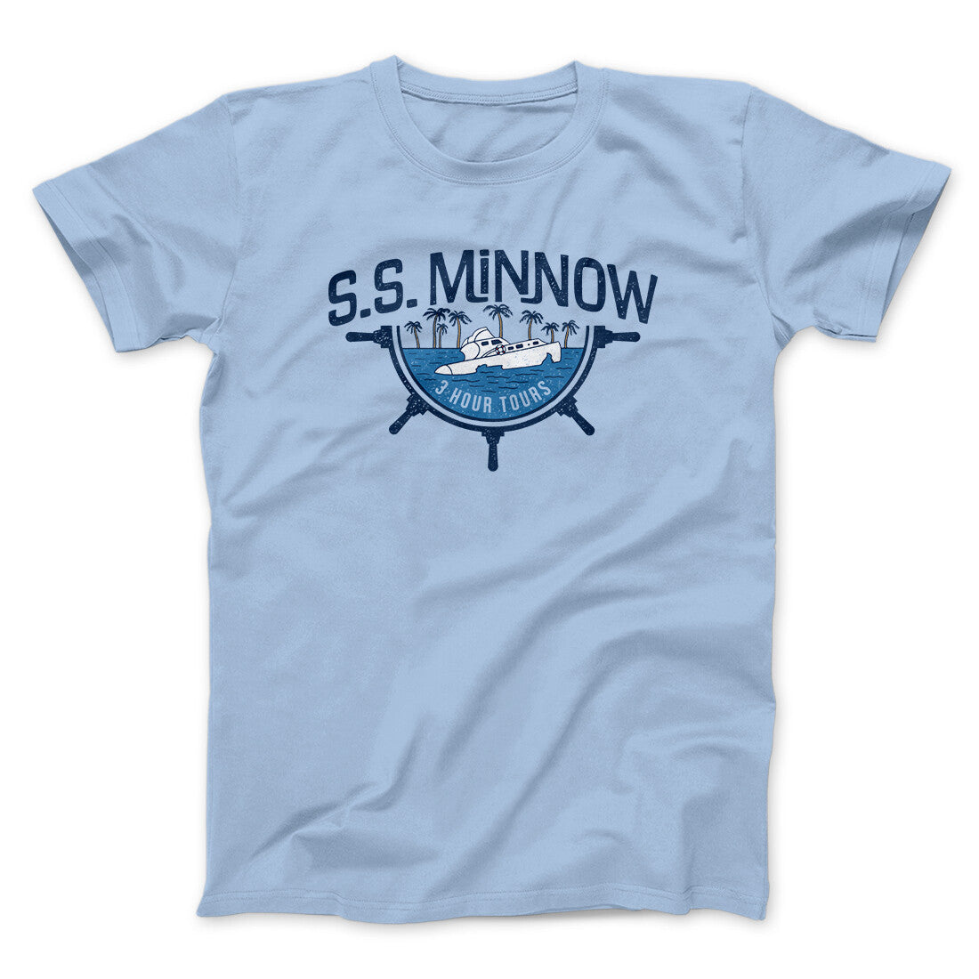 Ss Minnow Men/Unisex T-Shirt Light Blue | Funny Shirt from Famous In Real Life