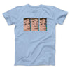 Blinking Guy Meme Funny Men/Unisex T-Shirt Light Blue | Funny Shirt from Famous In Real Life