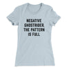 Negative Ghostrider The Pattern Is Full Women's T-Shirt Light Blue | Funny Shirt from Famous In Real Life