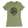 Bruce Leroy Martial Arts School Women's T-Shirt Light Olive | Funny Shirt from Famous In Real Life