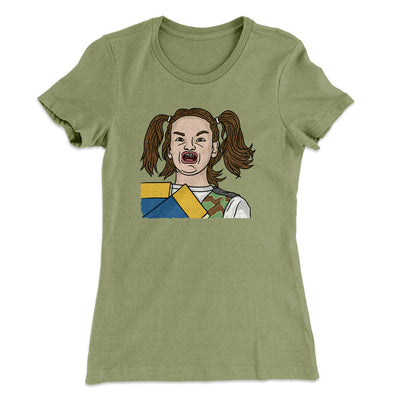 Ermahgerd Meme Funny Women's T-Shirt Light Olive | Funny Shirt from Famous In Real Life