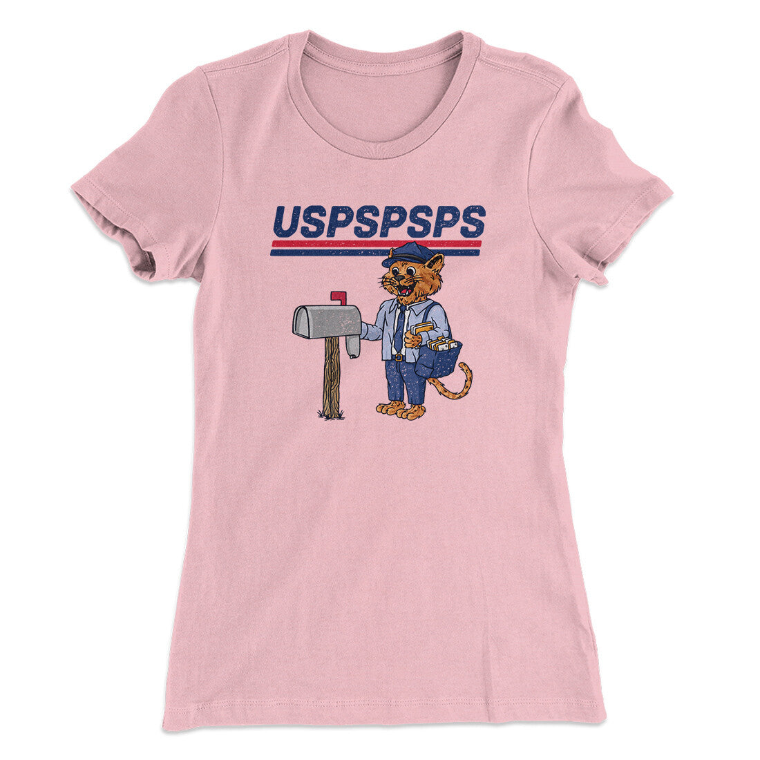 Uspspsps Women's T-Shirt Light Pink | Funny Shirt from Famous In Real Life