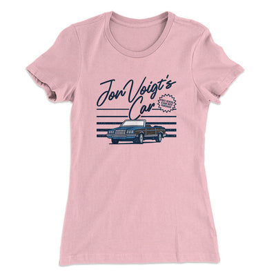 Jon Voight's Car Women's T-Shirt Light Pink | Funny Shirt from Famous In Real Life