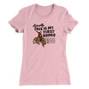 Actually This Is My First Rodeo Women's T-Shirt Light Pink | Funny Shirt from Famous In Real Life