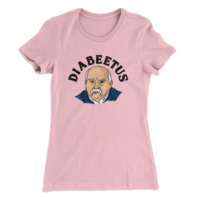 Diabeetus Women's T-Shirt Light Pink | Funny Shirt from Famous In Real Life