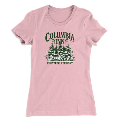 Columbia Inn Women's T-Shirt Light Pink | Funny Shirt from Famous In Real Life