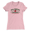 Will Hunting Orchards Women's T-Shirt Light Pink | Funny Shirt from Famous In Real Life