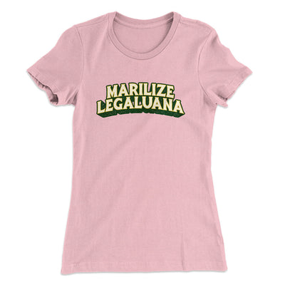 Marilize Legaluana Women's T-Shirt Light Pink | Funny Shirt from Famous In Real Life
