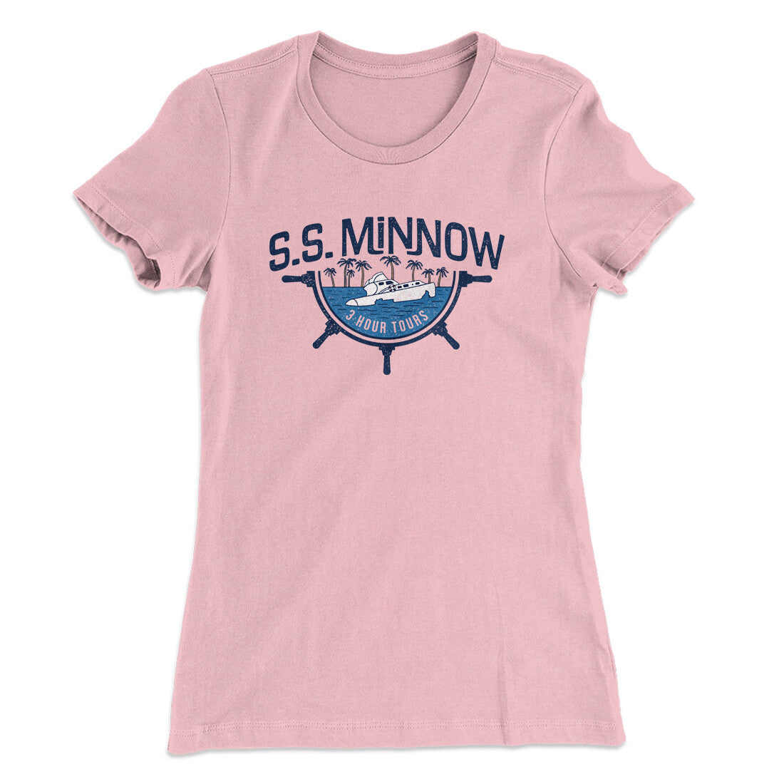 Ss Minnow Women's T-Shirt Light Pink | Funny Shirt from Famous In Real Life