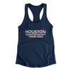Houston I Have So Many Problems Funny Women's Racerback Tank Midnight Navy | Funny Shirt from Famous In Real Life