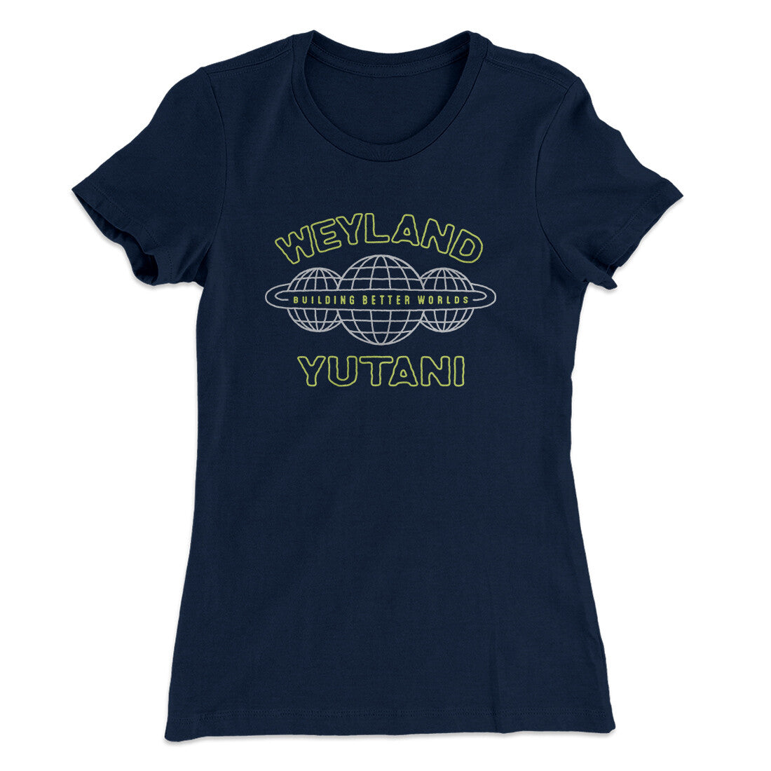 Weyland Yutani Women's T-Shirt Midnight Navy | Funny Shirt from Famous In Real Life