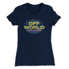 Off World Colonies Women's T-Shirt Midnight Navy | Funny Shirt from Famous In Real Life