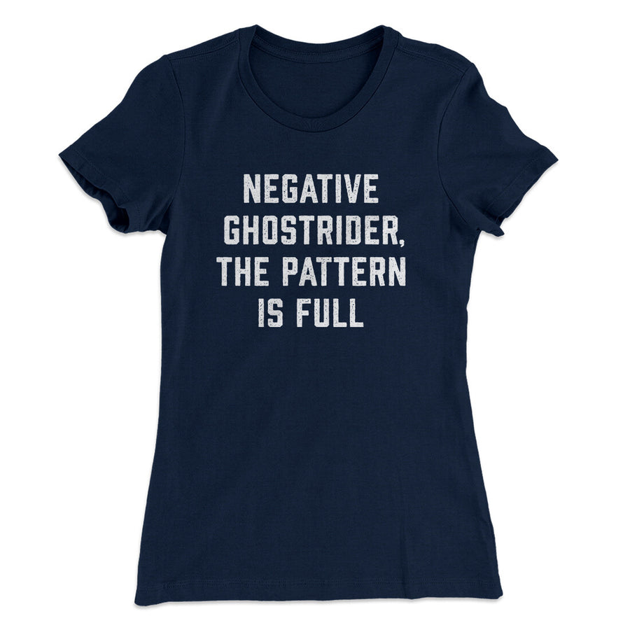 Negative Ghostrider The Pattern Is Full Women's T-Shirt | Funny Shirt from Famous In Real Life