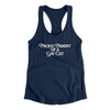 Proud Parent Of A Gay Cat Women's Racerback Tank Midnight Navy | Funny Shirt from Famous In Real Life