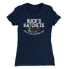 Buck’s Hatchets Women's T-Shirt Midnight Navy | Funny Shirt from Famous In Real Life