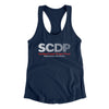 Sterling Cooper Draper Pryce Women's Racerback Tank Midnight Navy | Funny Shirt from Famous In Real Life