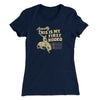 Actually This Is My First Rodeo Women's T-Shirt Midnight Navy | Funny Shirt from Famous In Real Life