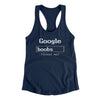 Google Boobs Trust Me Women's Racerback Tank Midnight Navy | Funny Shirt from Famous In Real Life