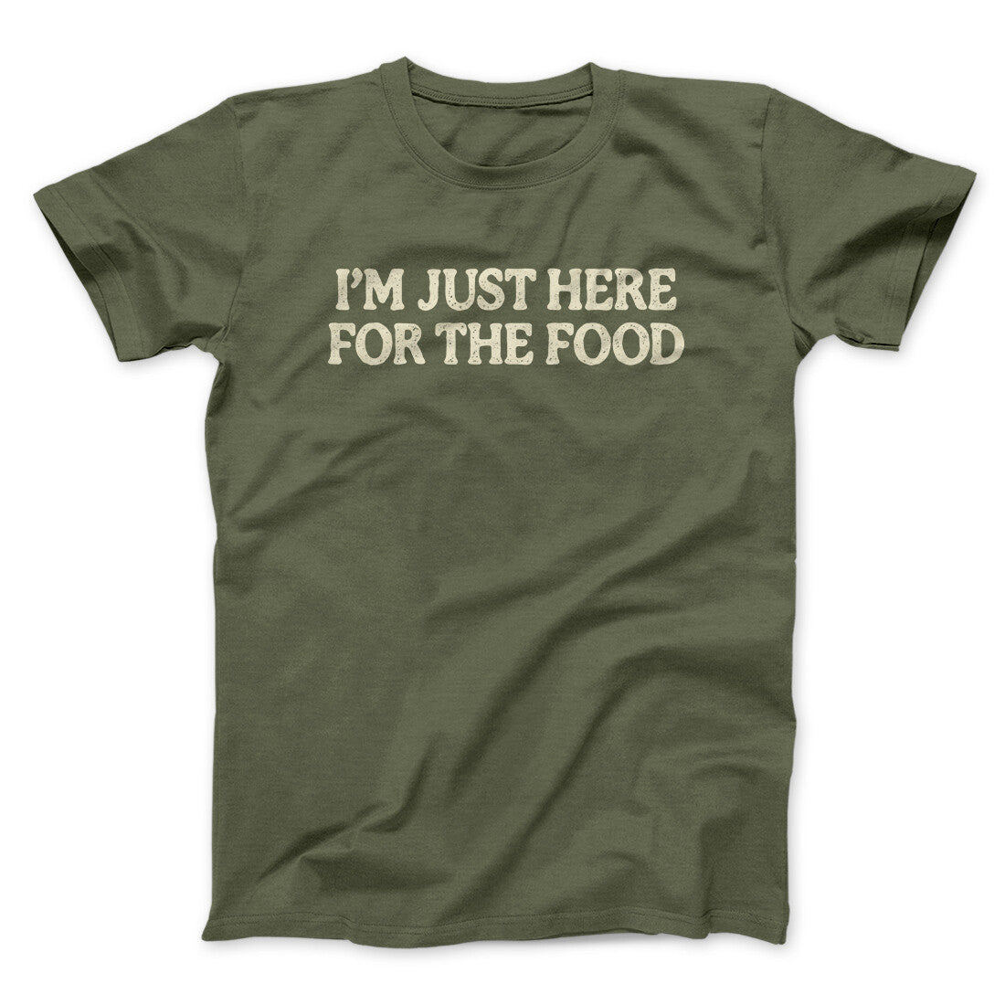 I’m Just Here For The Food Funny Thanksgiving Men/Unisex T-Shirt | Funny Shirt from Famous In Real Life