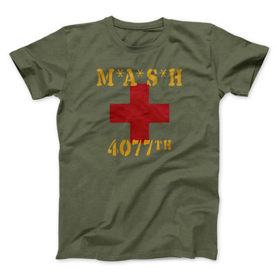 Mash 4077Th Men/Unisex T-Shirt Military Green | Funny Shirt from Famous In Real Life
