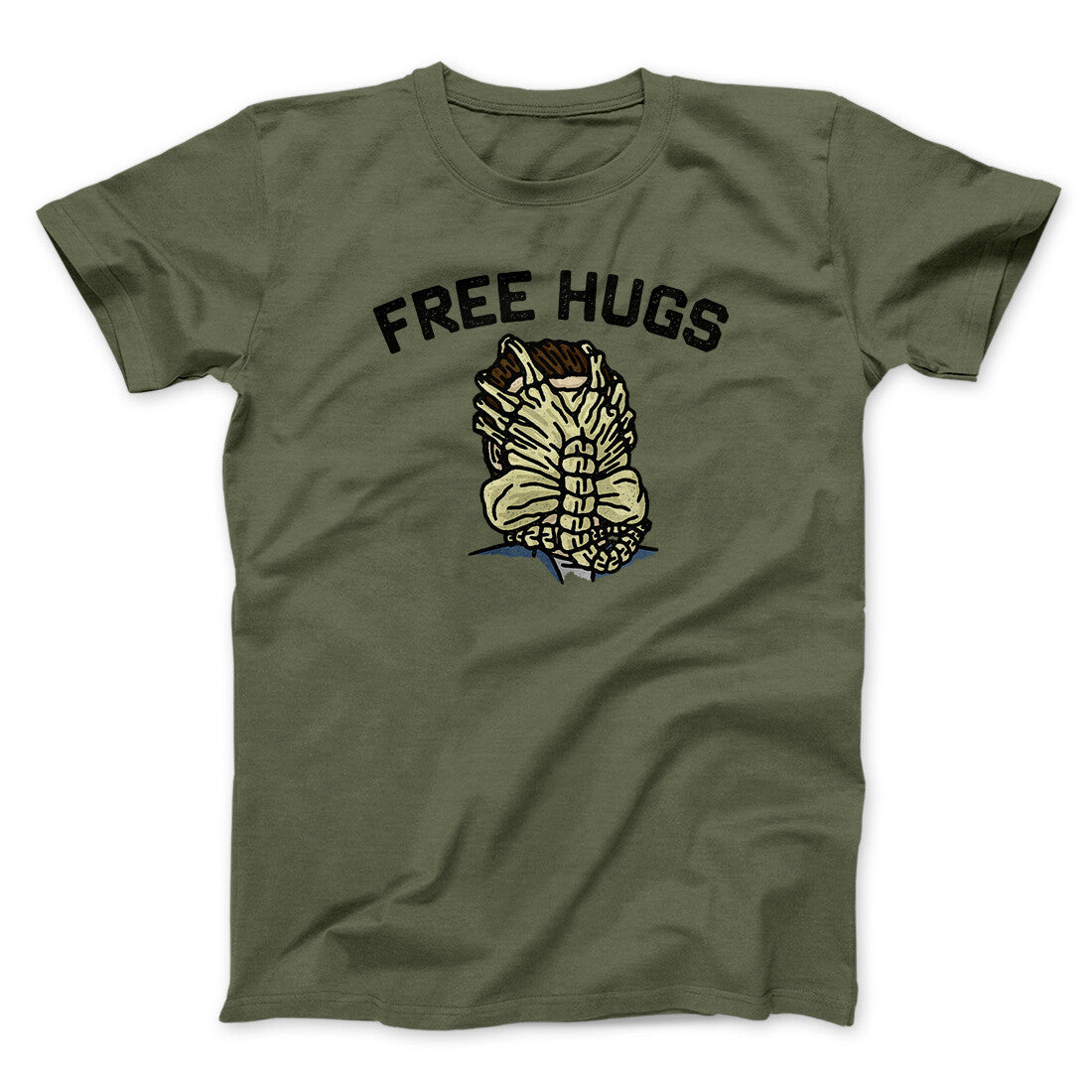 Free Hugs Facehugger Men/Unisex T-Shirt | Funny Shirt from Famous In Real Life