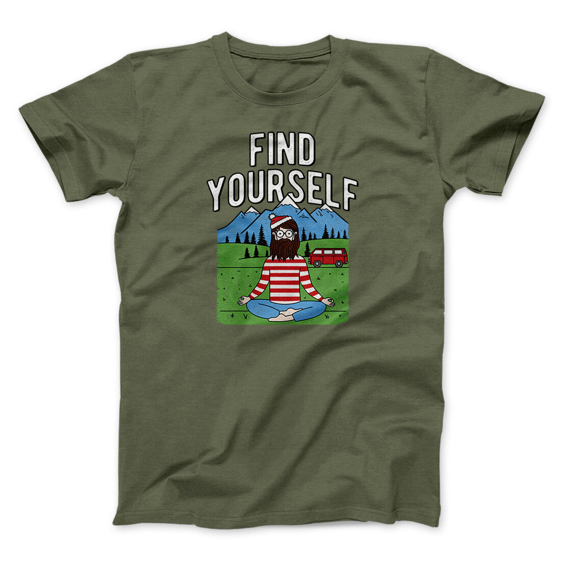 Find Yourself Men/Unisex T-Shirt | Funny Shirt from Famous In Real Life