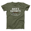 Buck’s Hatchets Funny Movie Men/Unisex T-Shirt Military Green | Funny Shirt from Famous In Real Life