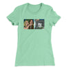 Woman Yelling At A Cat Meme Women's T-Shirt Mint | Funny Shirt from Famous In Real Life