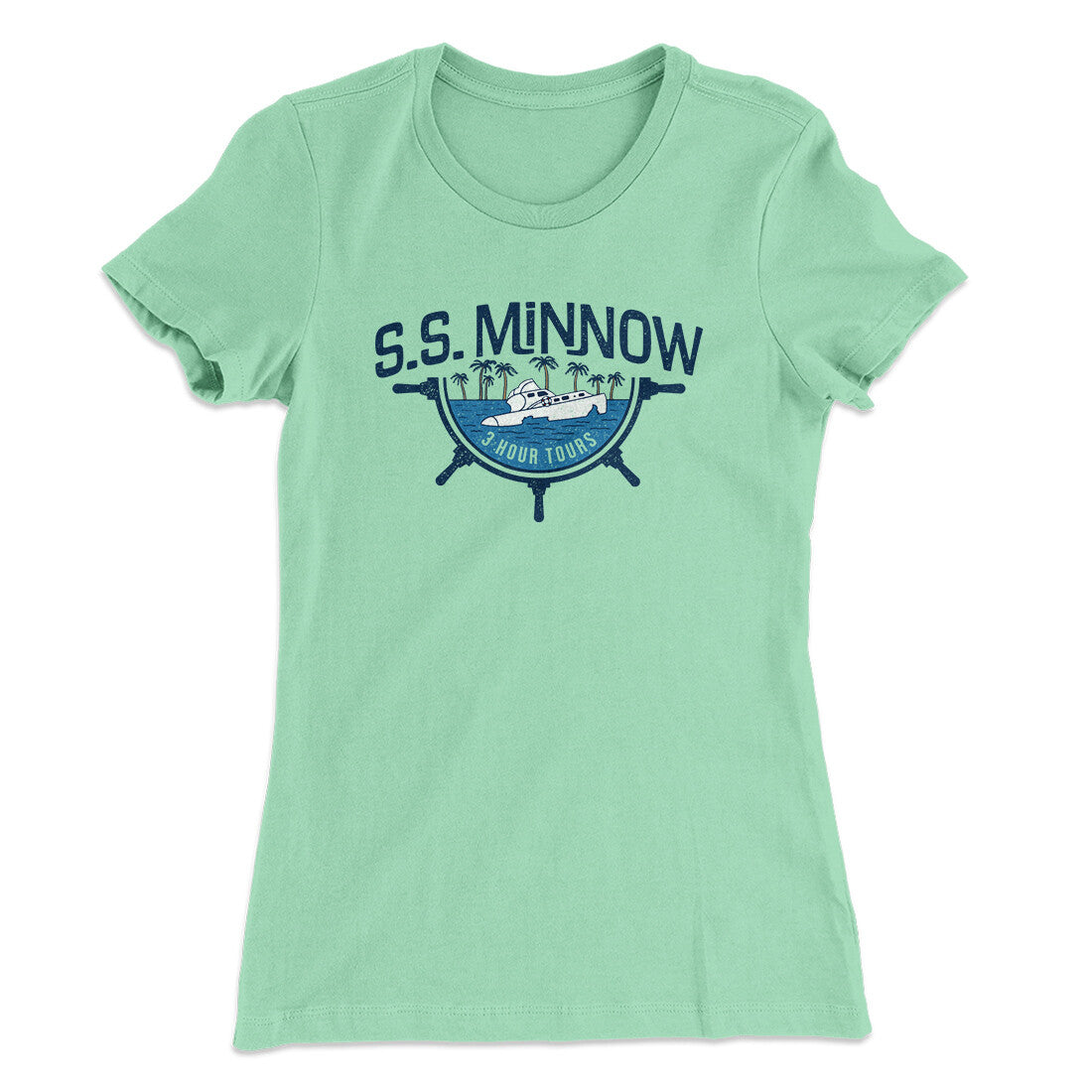 Ss Minnow Women's T-Shirt Mint | Funny Shirt from Famous In Real Life