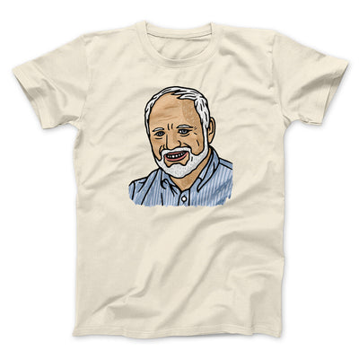 Hide The Pain Harold Funny Men/Unisex T-Shirt Natural | Funny Shirt from Famous In Real Life