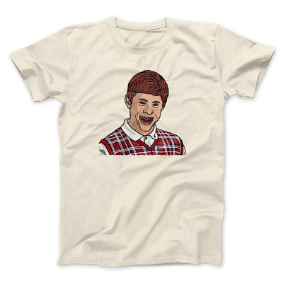 Bad Luck Brian Meme Funny Men/Unisex T-Shirt Natural | Funny Shirt from Famous In Real Life