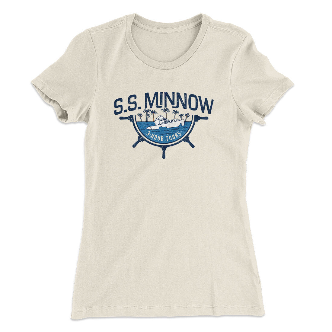 Ss Minnow Women's T-Shirt Natural | Funny Shirt from Famous In Real Life