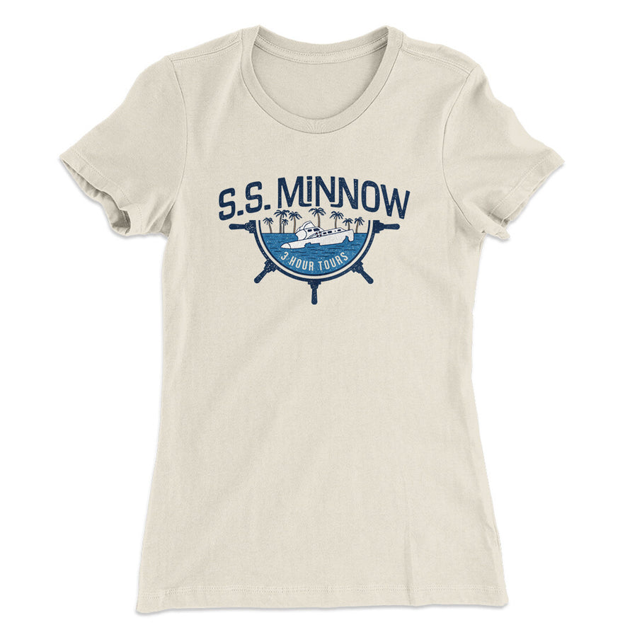 Ss Minnow Women's T-Shirt Natural | Funny Shirt from Famous In Real Life