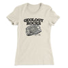 Geology Rocks Women's T-Shirt Natural | Funny Shirt from Famous In Real Life